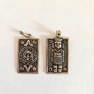 Silver Aztec Charms